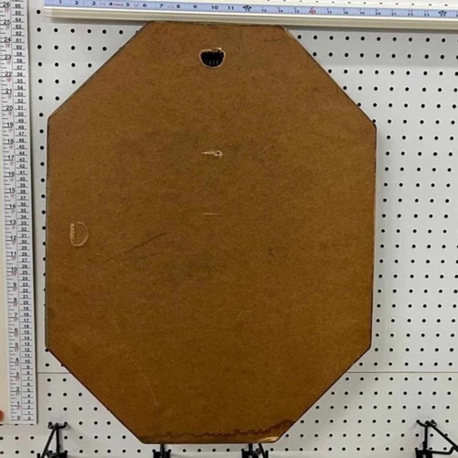 Vintage Octagon Gold & Black Wall Mirror - image-4