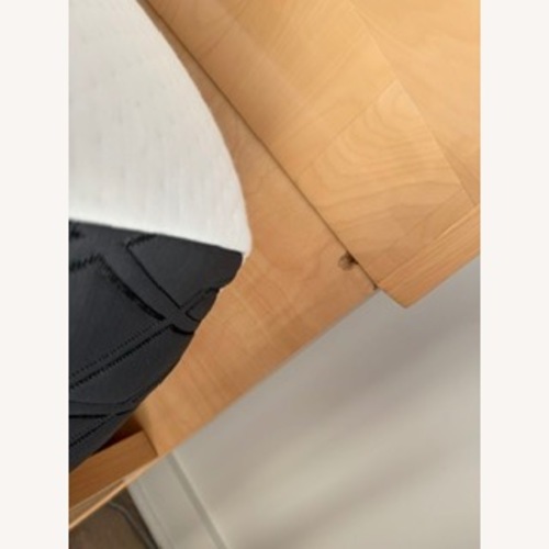 Used King Wooden Sleigh Bed Frame Made in Italy for sale on AptDeco