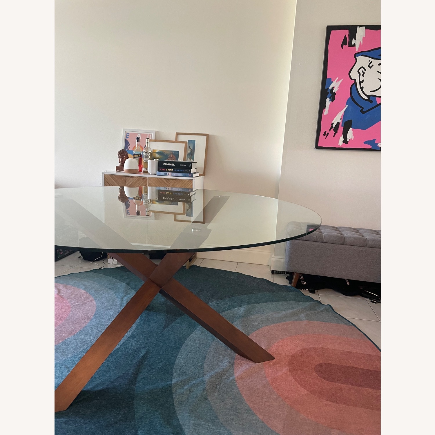 Article Transparent Dining Table - image-1