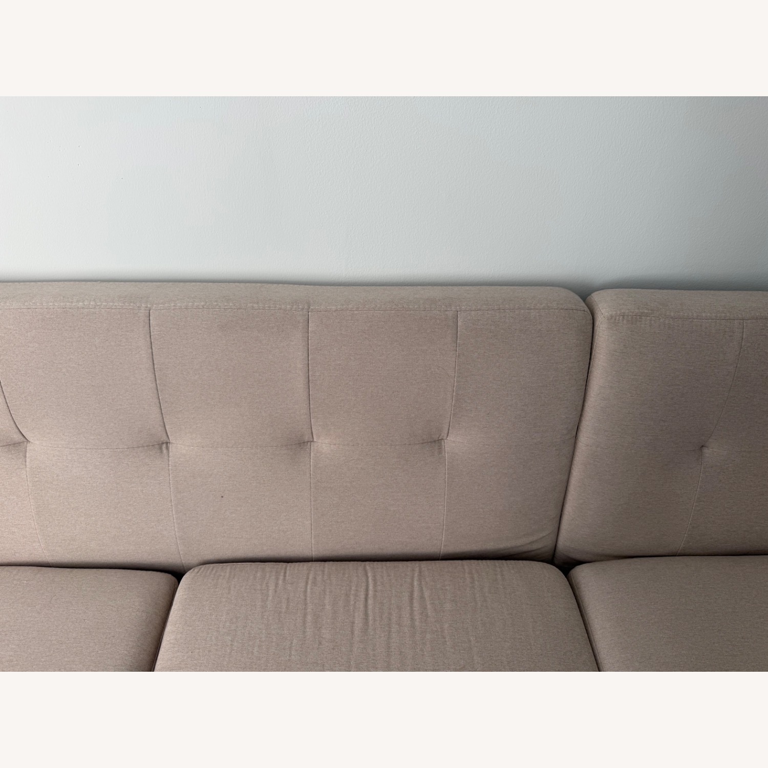 Natural Linen Chaise Lounge - image-6