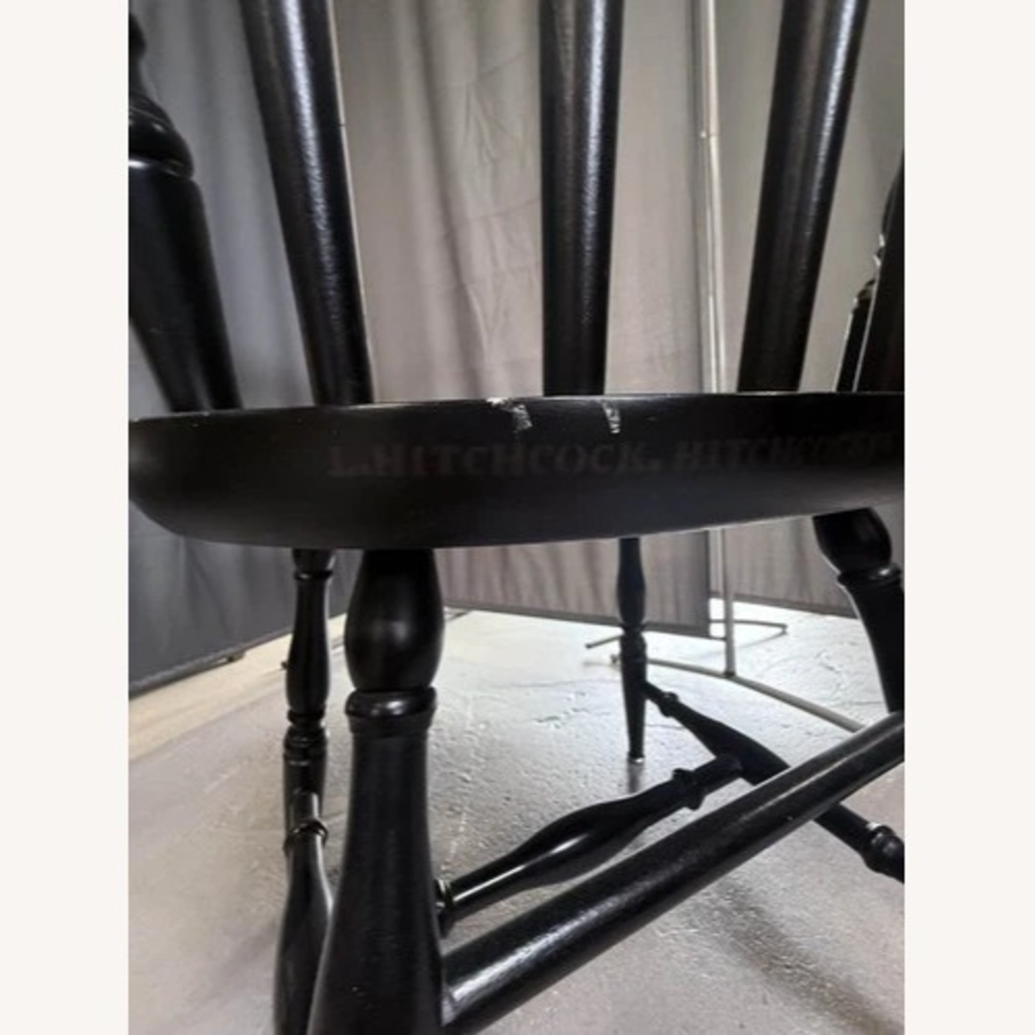 Vintage L. Hitchcock Stenciled Harvest Chair - image-4