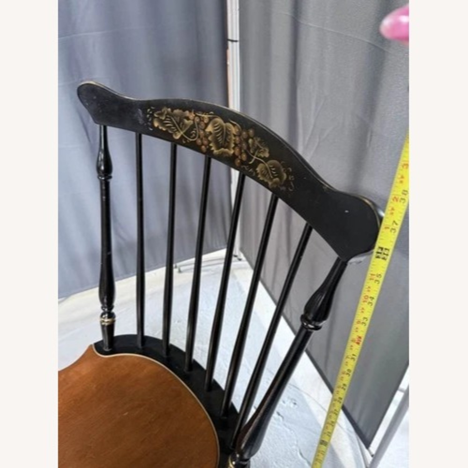 Vintage L. Hitchcock Stenciled Harvest Chair - image-8