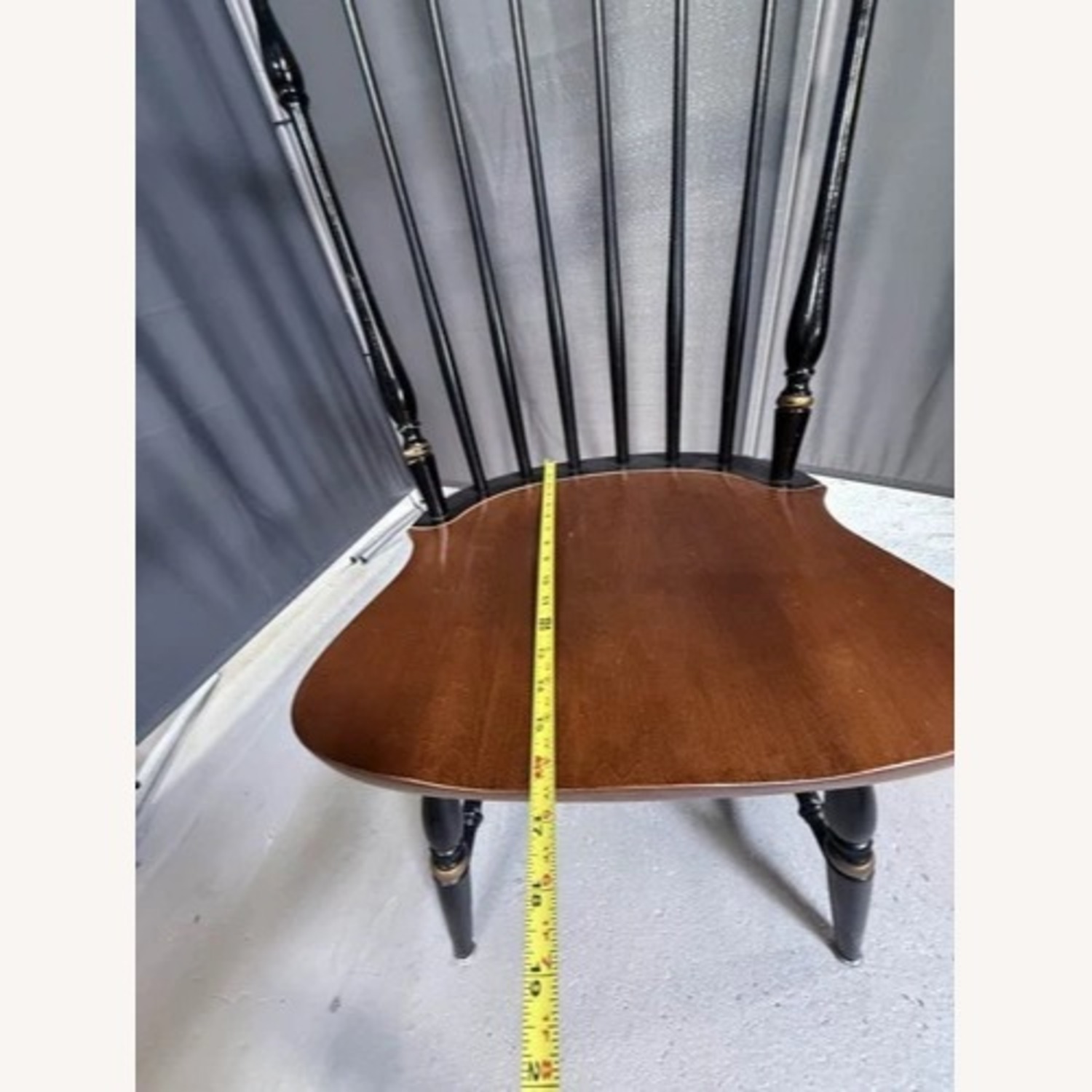 Vintage L. Hitchcock Stenciled Harvest Chair - image-11