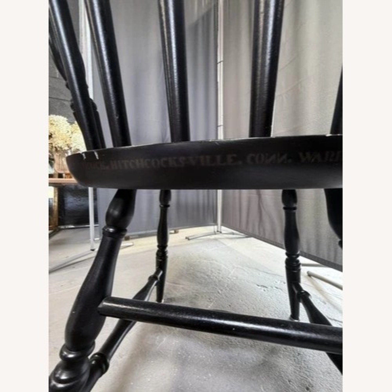 Vintage L. Hitchcock Stenciled Harvest Chair - image-3