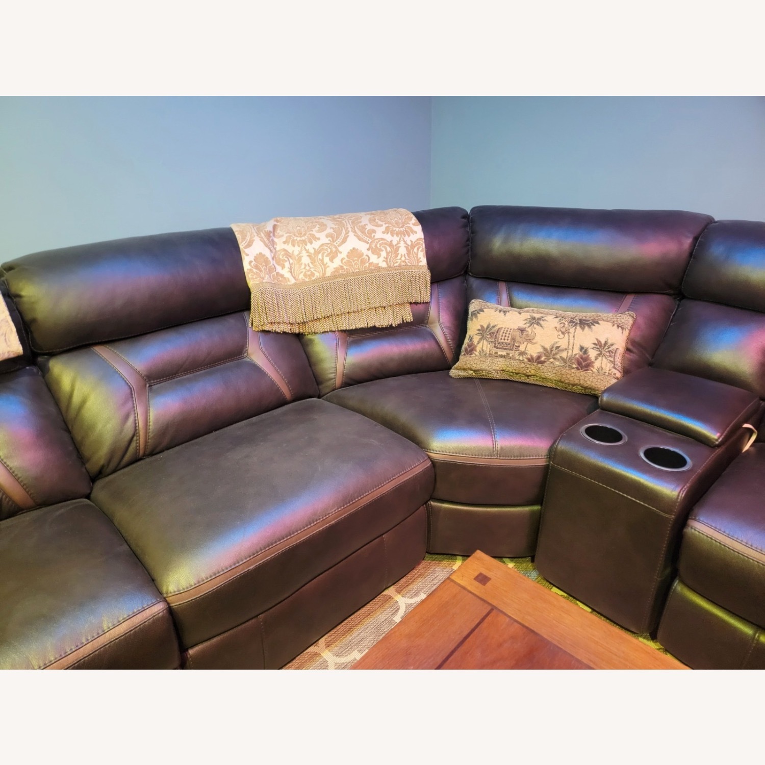 Dark Brown 3+ Piece Sectional - image-4