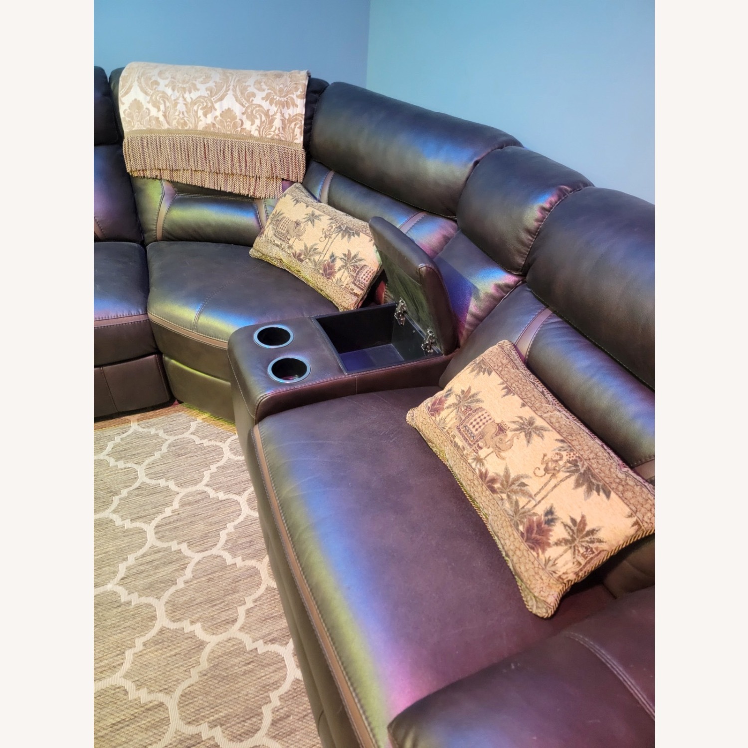 Dark Brown 3+ Piece Sectional - image-6