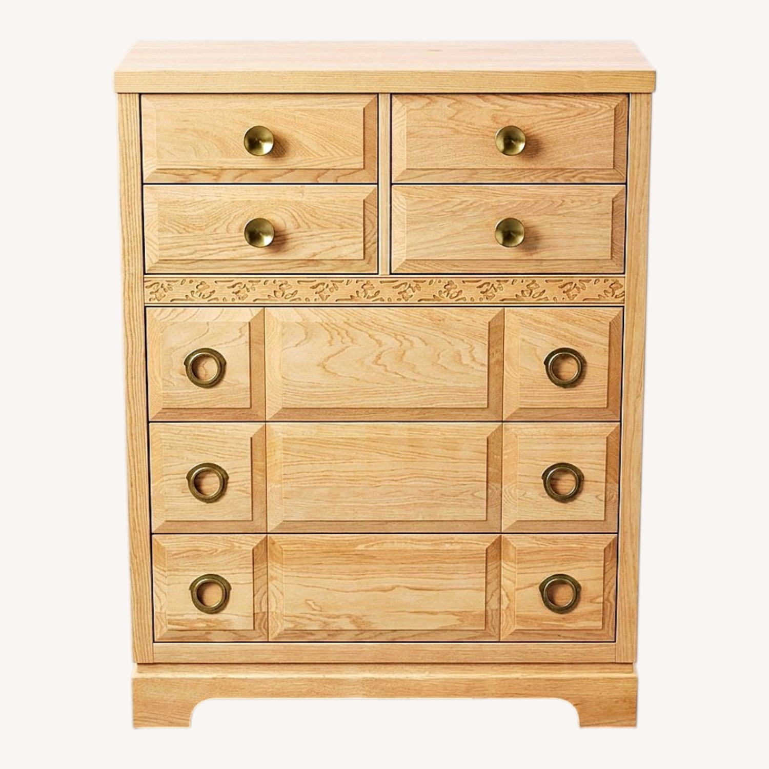 Mid Century Modern Wood Dresser - image-0