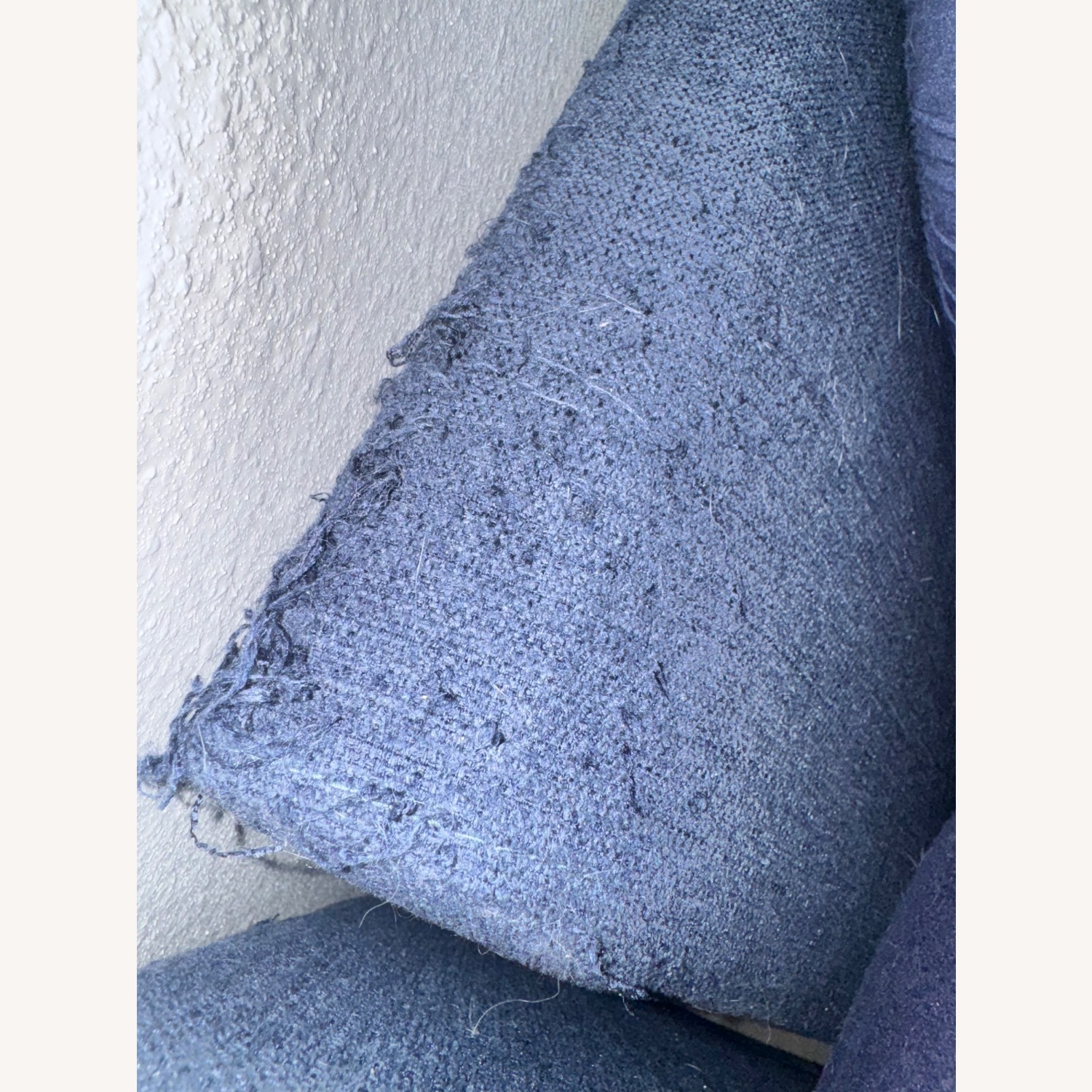 Mid-Century Modern Navy Blue Sectional Sofa - image-7