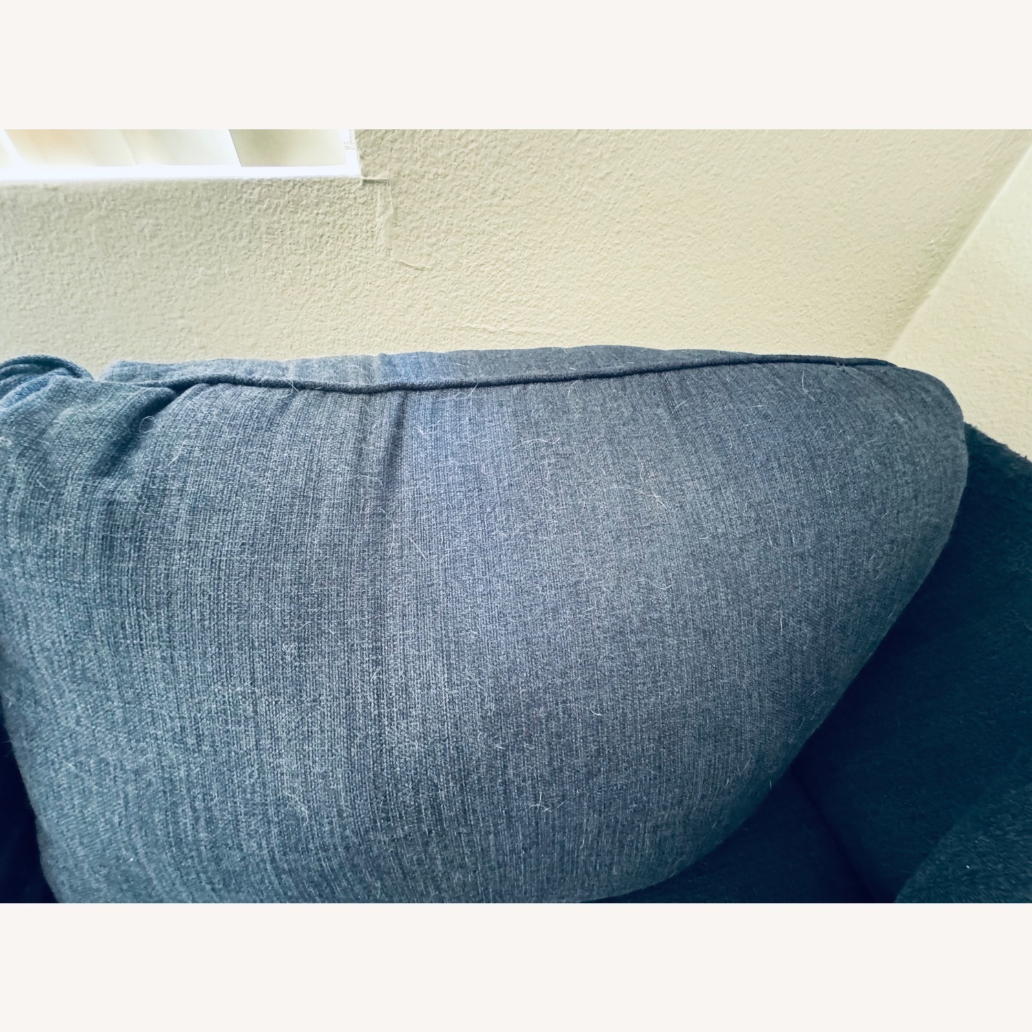 Mid-Century Modern Navy Blue Sectional Sofa - image-14