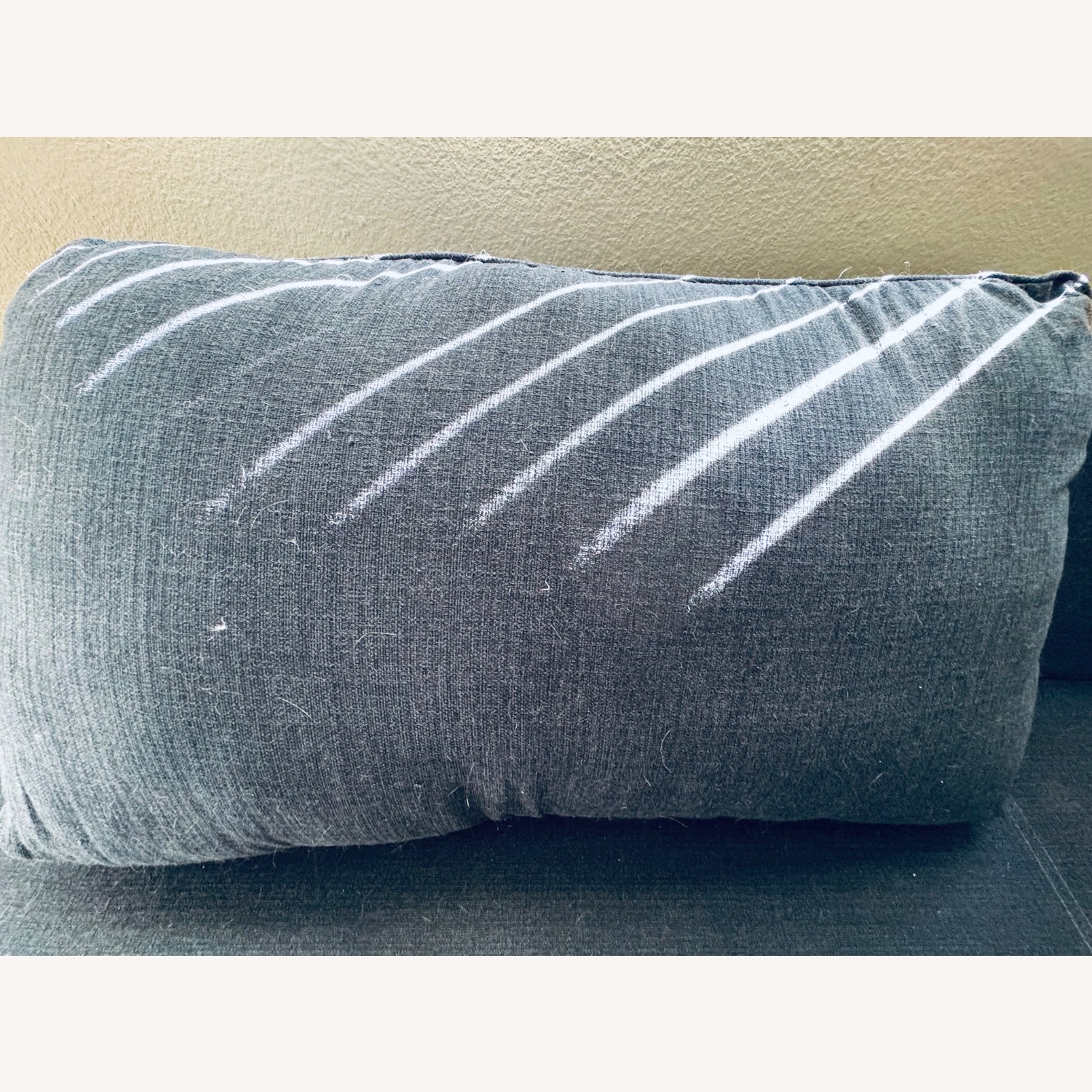 Mid-Century Modern Navy Blue Sectional Sofa - image-17