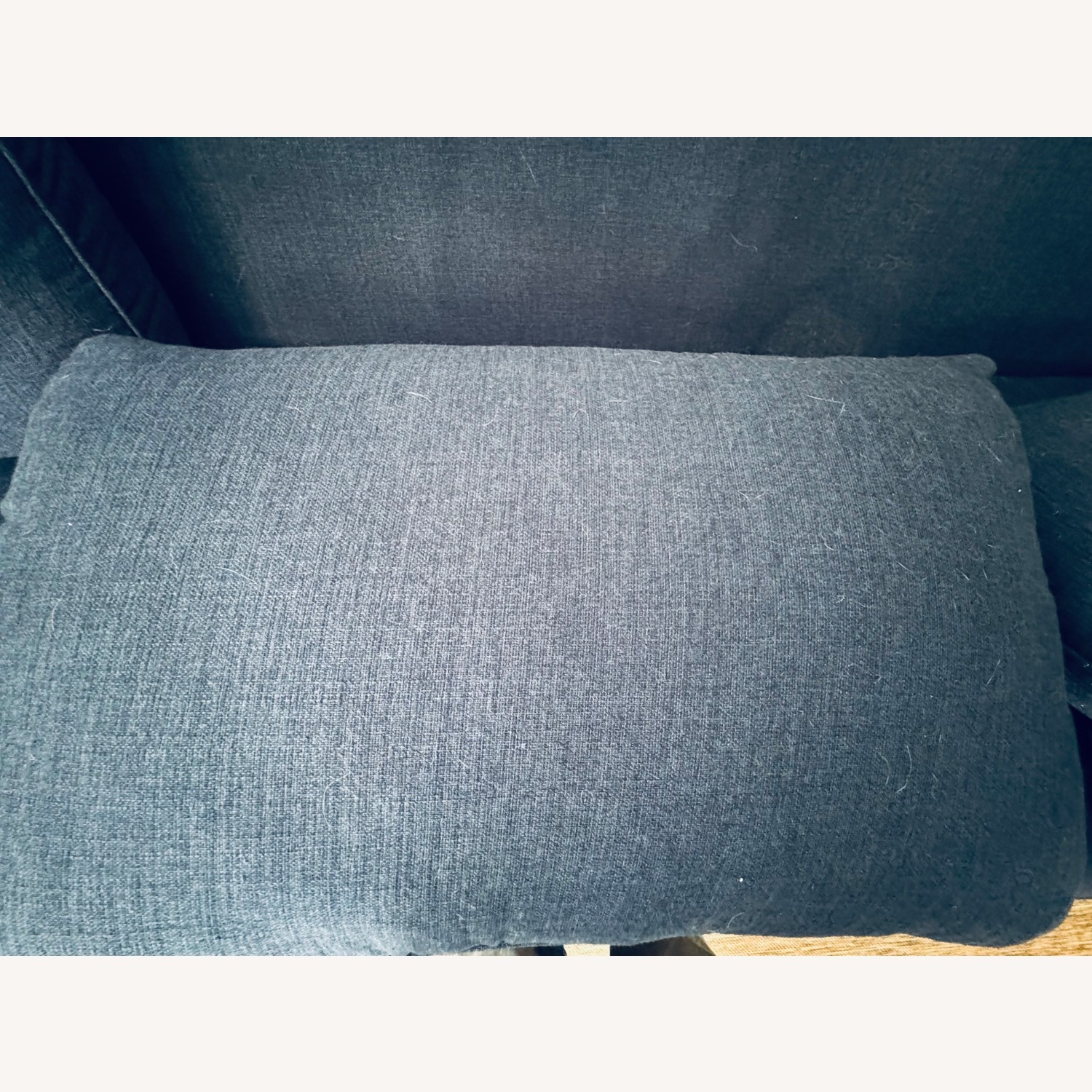 Mid-Century Modern Navy Blue Sectional Sofa - image-13