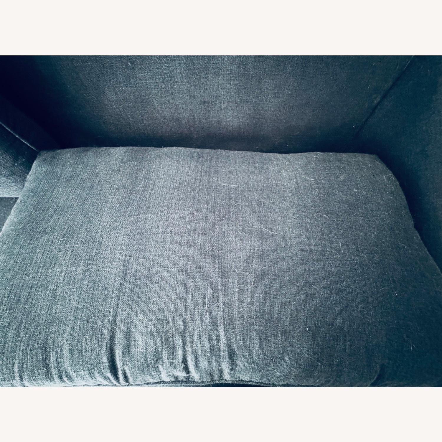 Mid-Century Modern Navy Blue Sectional Sofa - image-11