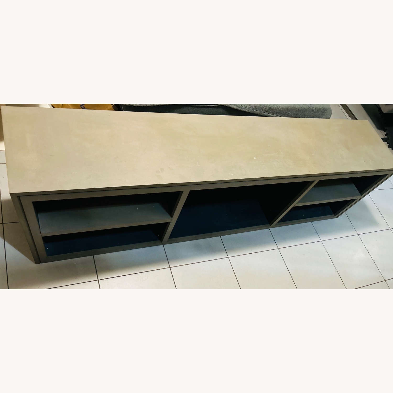 Dark Gray Modern Media Console - image-3