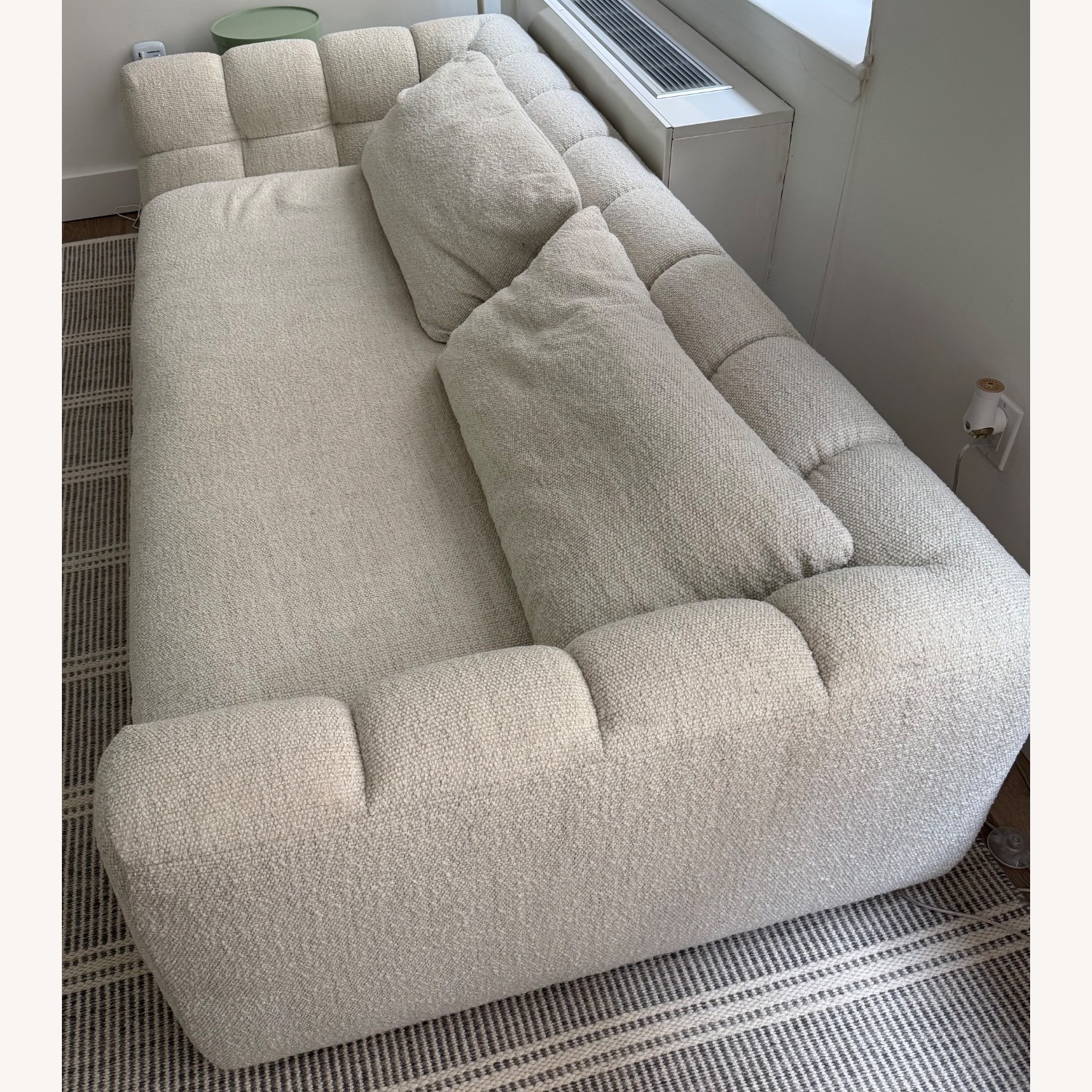 Crate & Barrel Cambria Bouclé Couch - image-2