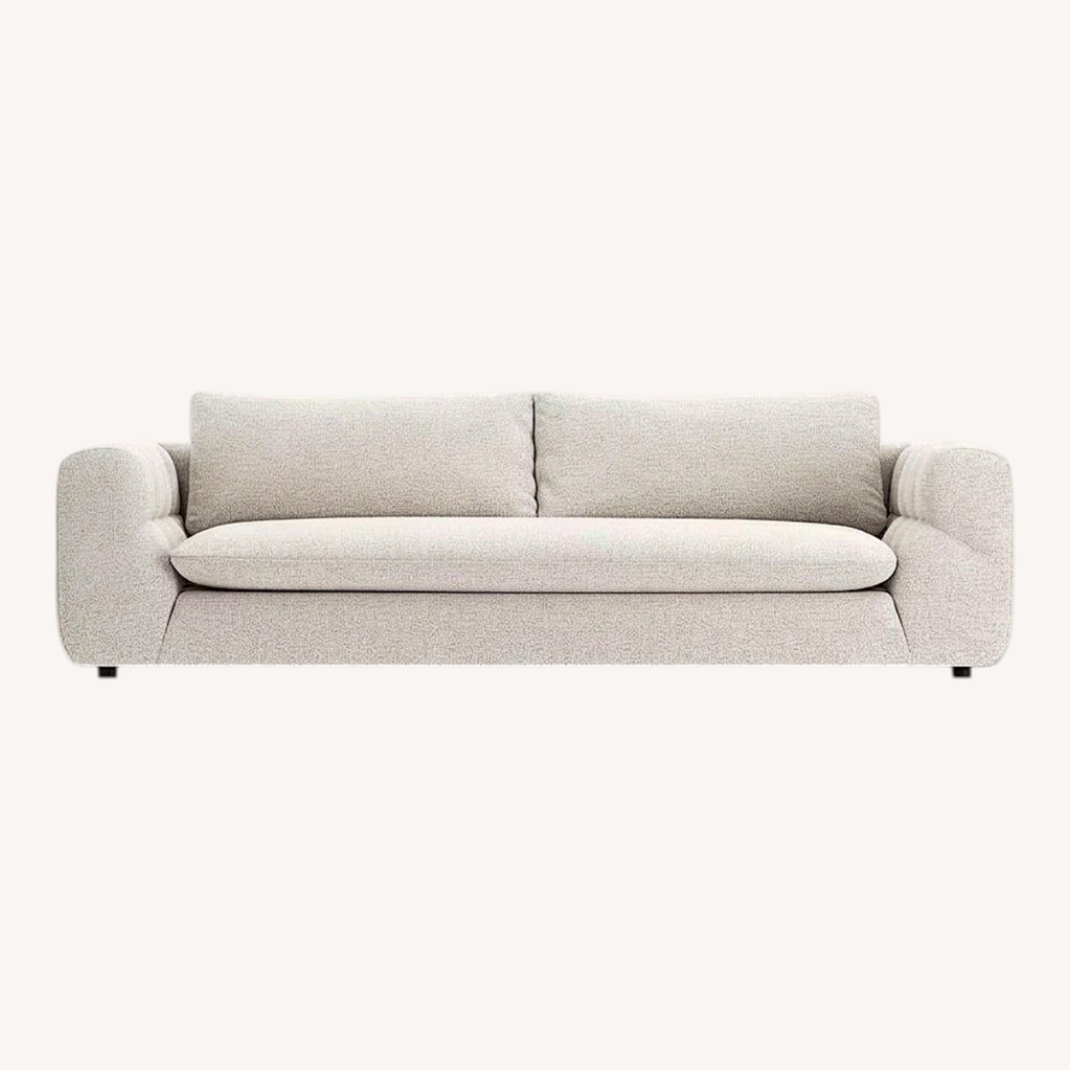 Crate & Barrel Cambria Bouclé Couch - image-0