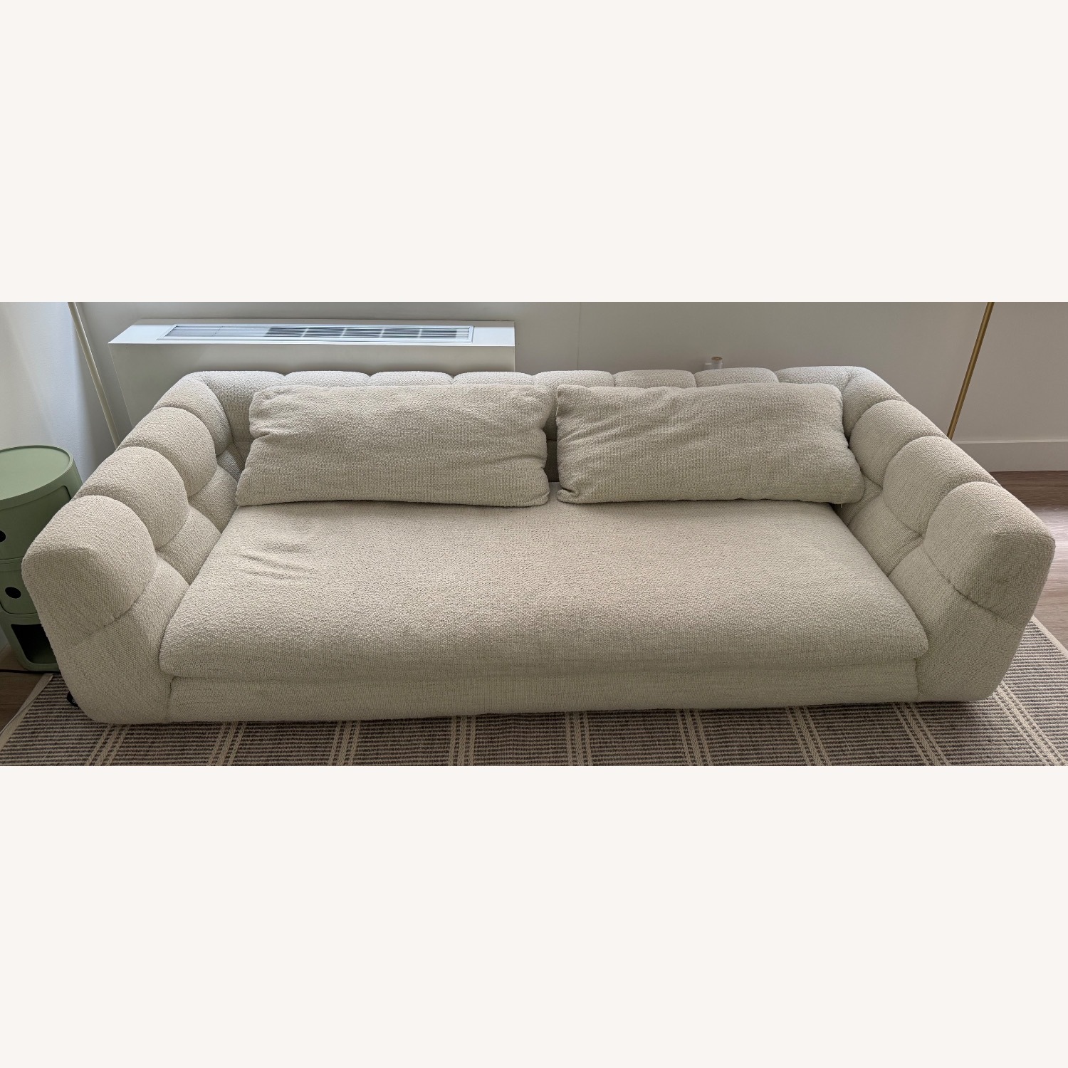 Crate & Barrel Cambria Bouclé Couch - image-1