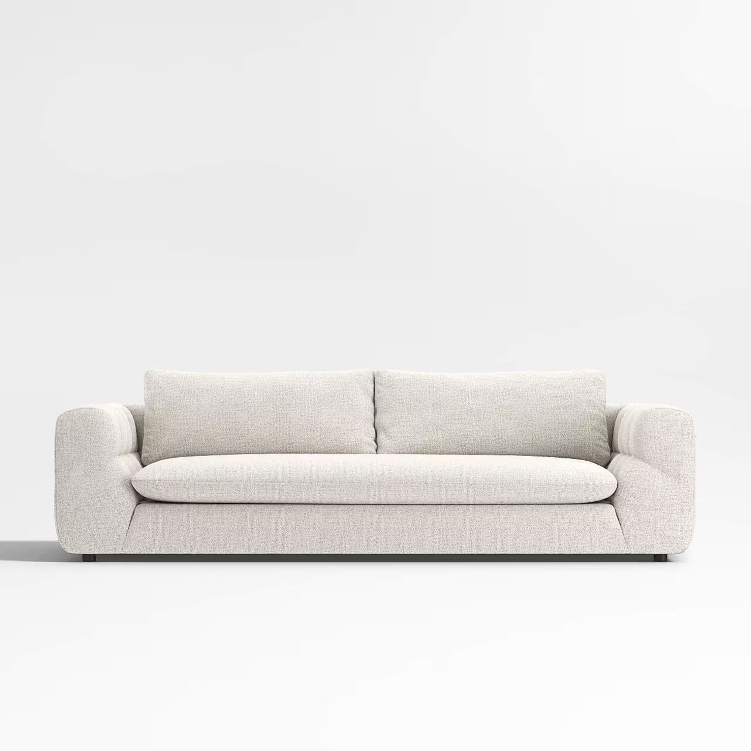 Crate & Barrel Cambria Bouclé Couch - image-4
