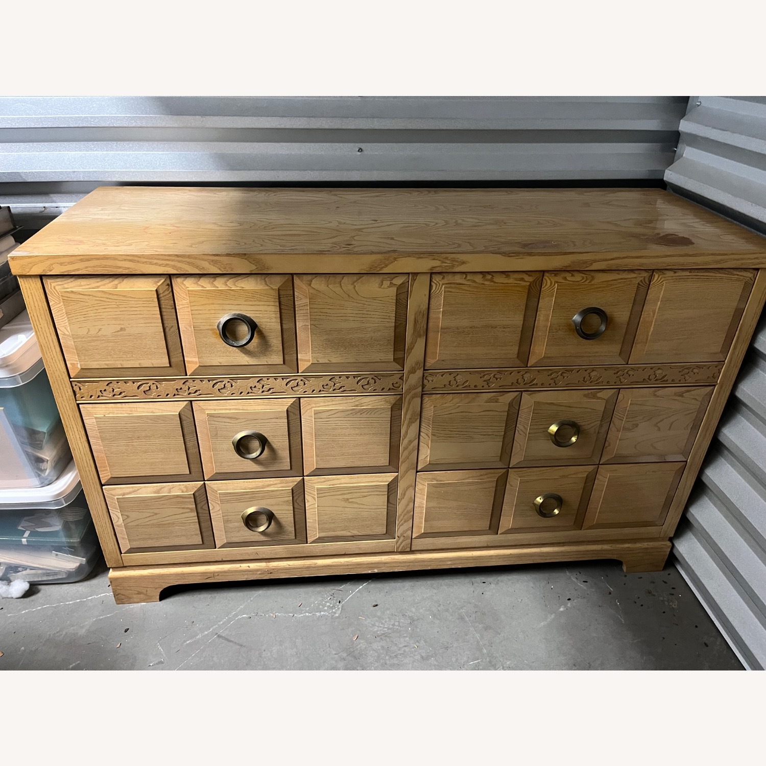 Vintage/Antique Wood Dresser - image-1
