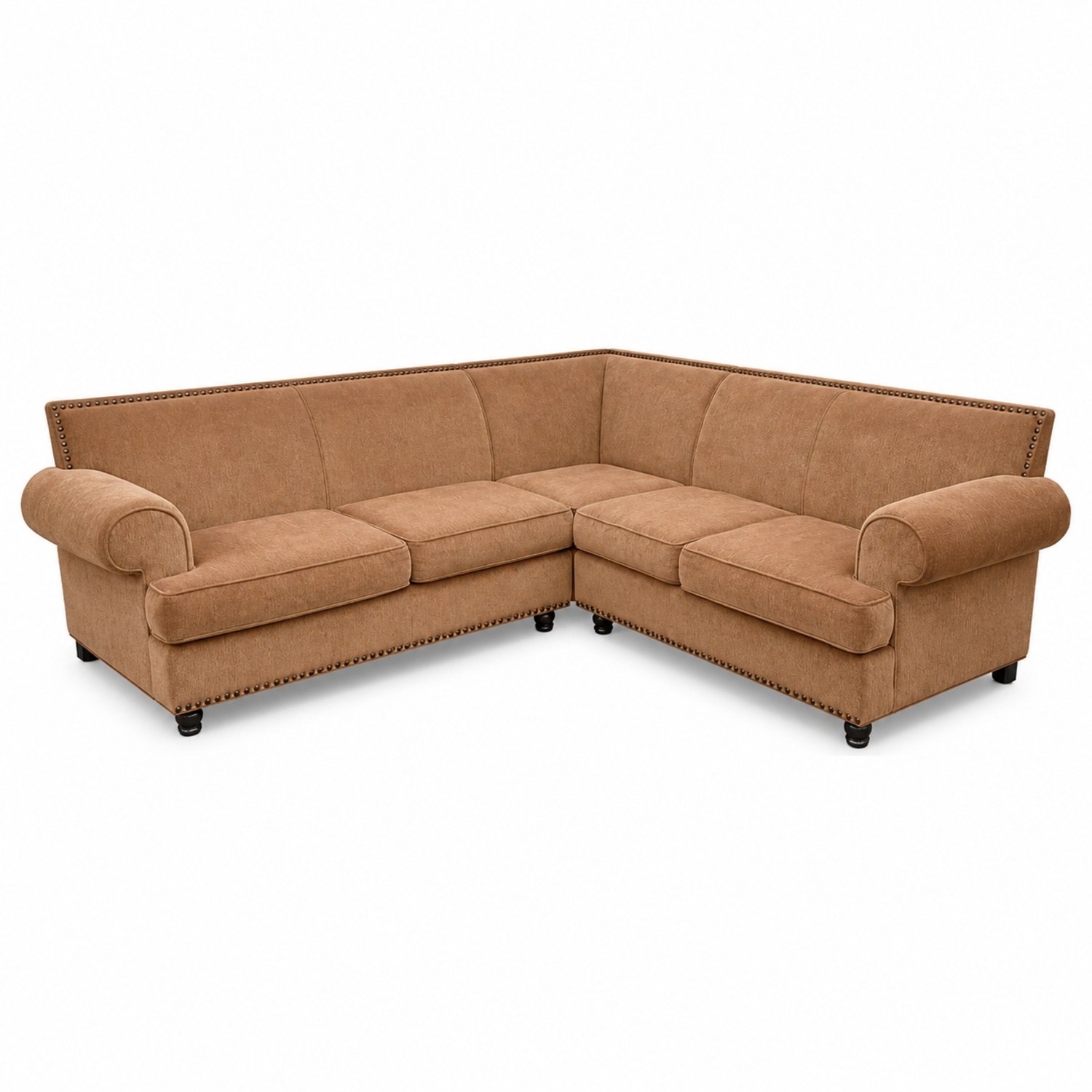 Pier 1 Carmen Brown L-Shaped Sofa - image-5