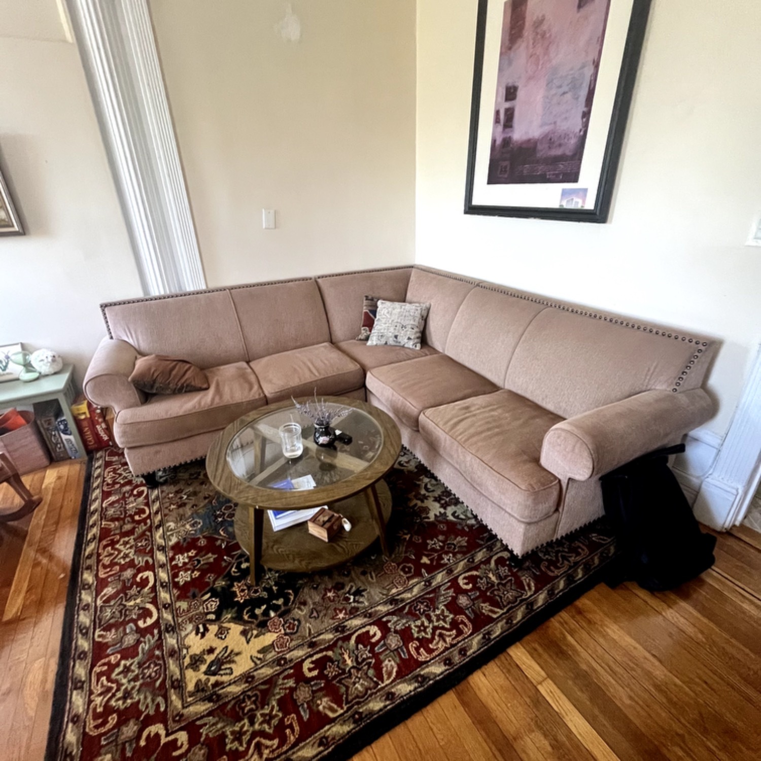 Pier 1 Carmen Brown L-Shaped Sofa - image-2