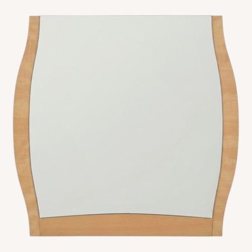 Used Vintage/Antique Natural Wood Wall Mirror for sale on AptDeco