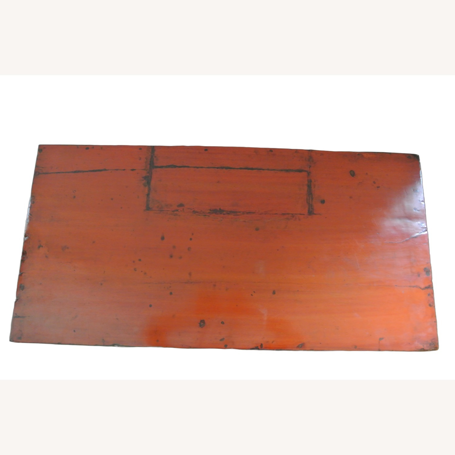 Antique Chinese Lacquered Elm Cabinet - image-5