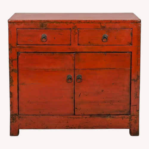 Used Antique Chinese Lacquered Elm Cabinet for sale on AptDeco