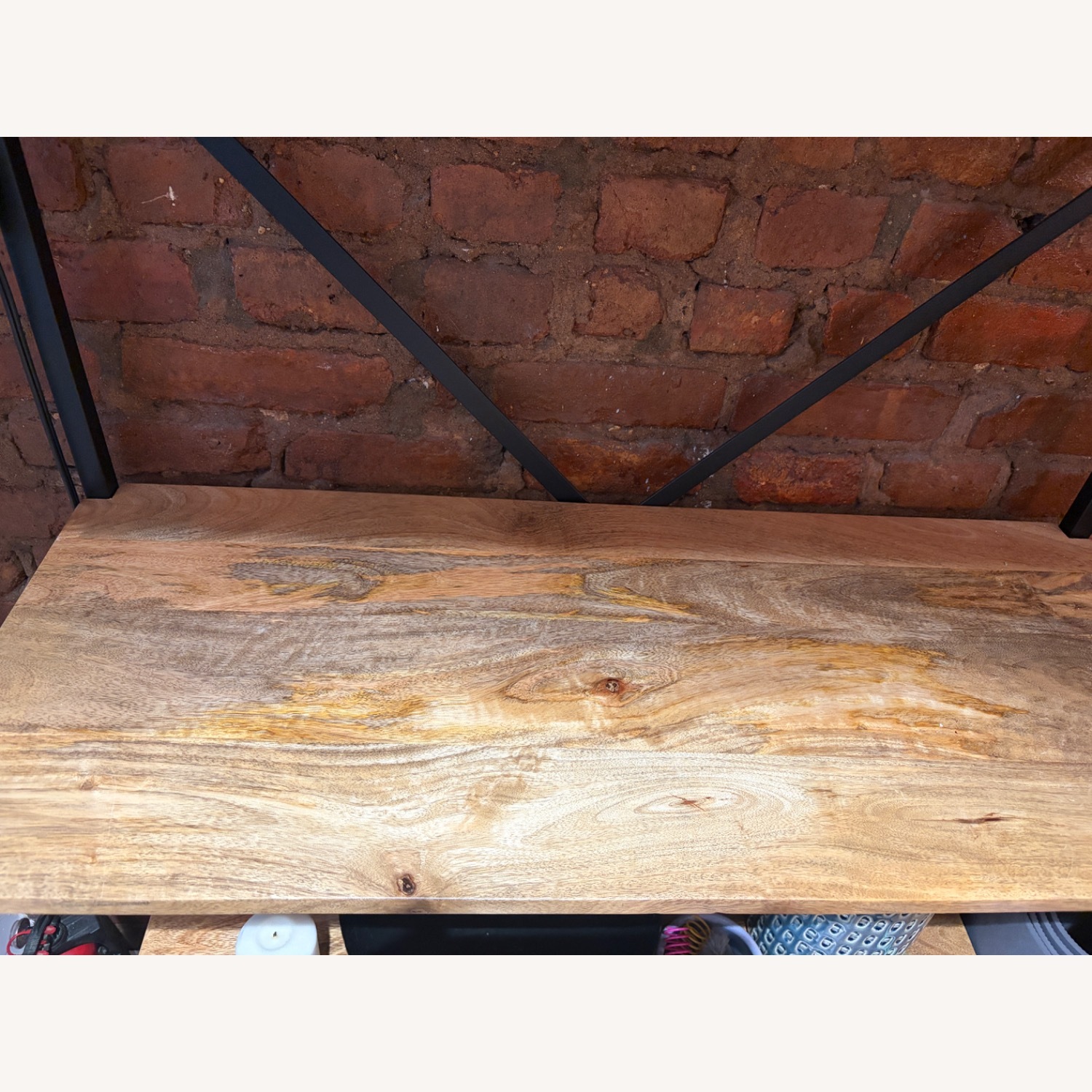 Mango Wood Bookshelf Unit - image-2