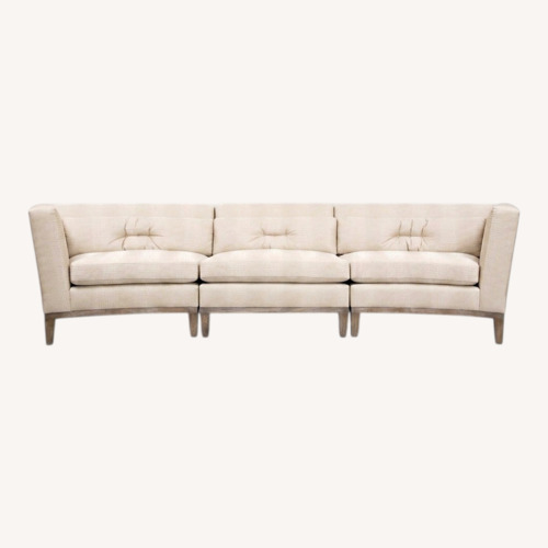 Used Avery Boardman Light Gray 3+ Piece Sectional for sale on AptDeco