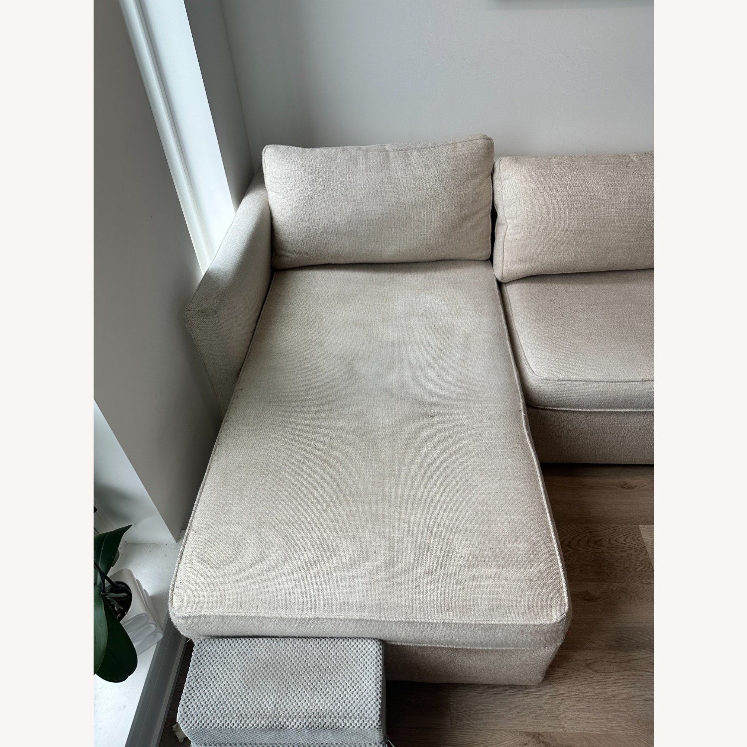 West Elm Harris Natural Fabric Sleeper Sofa - image-11