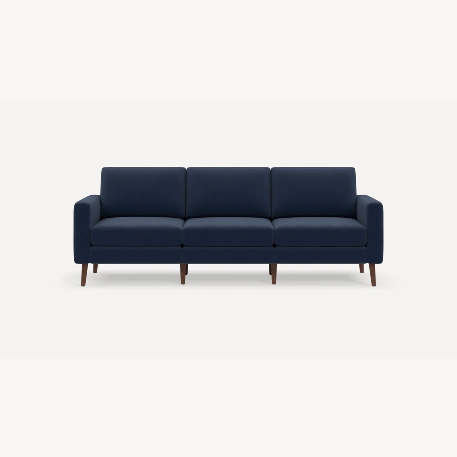 Burrow Blue Fabric 3+ Seater Sofa with Adjustable Ottoman - image-5