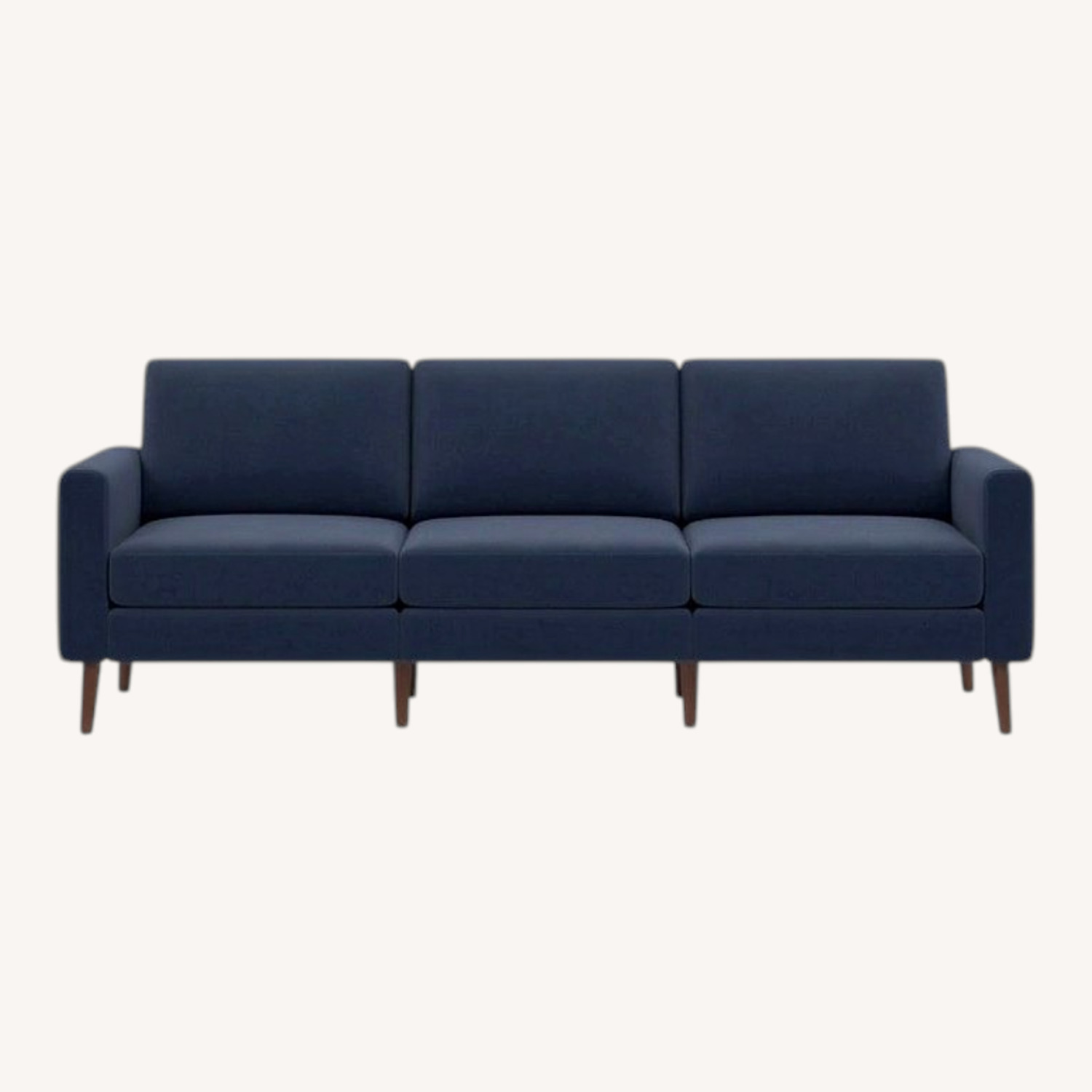 Burrow Blue Fabric 3+ Seater Sofa with Adjustable Ottoman - image-0