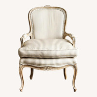 Vintage Fabric Accent Chair