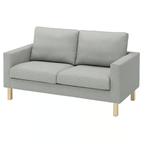 Used IKEA Pärup Light Gray Fabric 2 Seater Sofa for sale on AptDeco