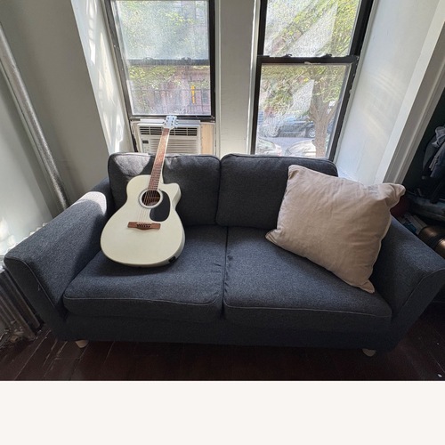 Used IKEA Pärup Light Gray Fabric 2 Seater Sofa for sale on AptDeco