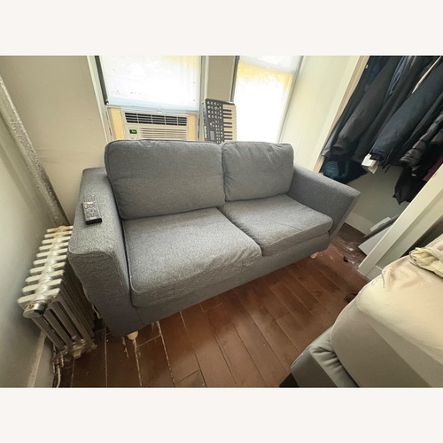 Used IKEA Pärup Light Gray Fabric 2 Seater Sofa for sale on AptDeco