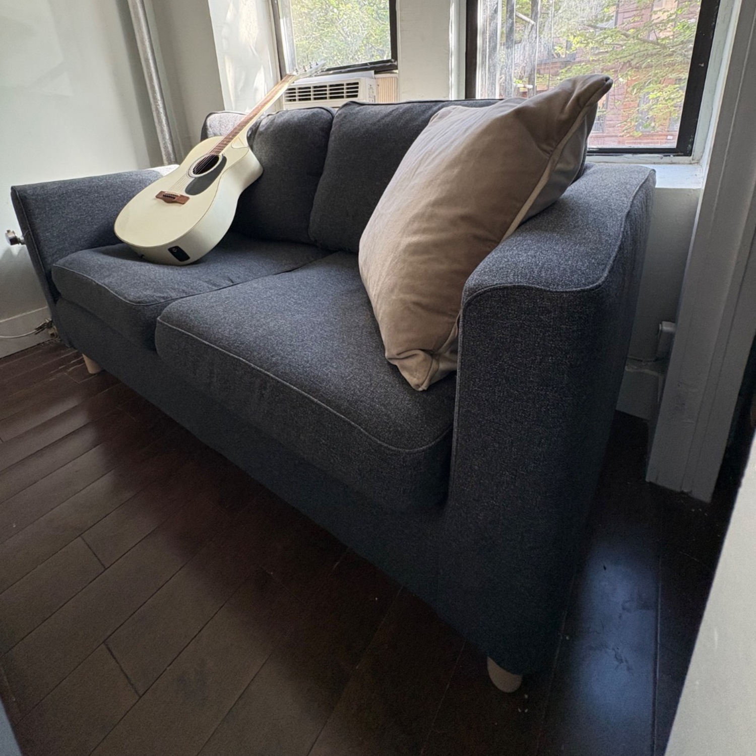 IKEA Pärup Light Gray Fabric 2 Seater Sofa - image-5