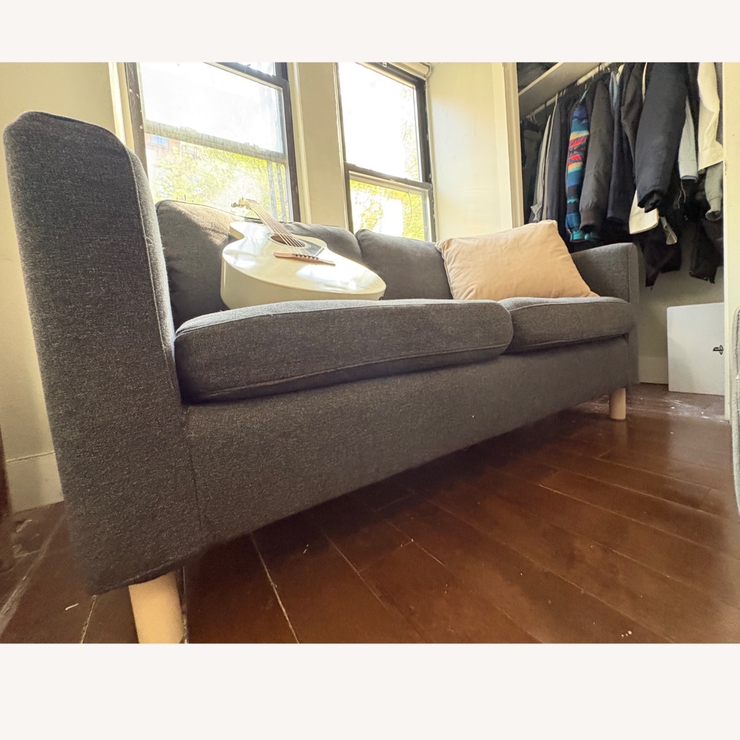 IKEA Pärup Light Gray Fabric 2 Seater Sofa - image-6