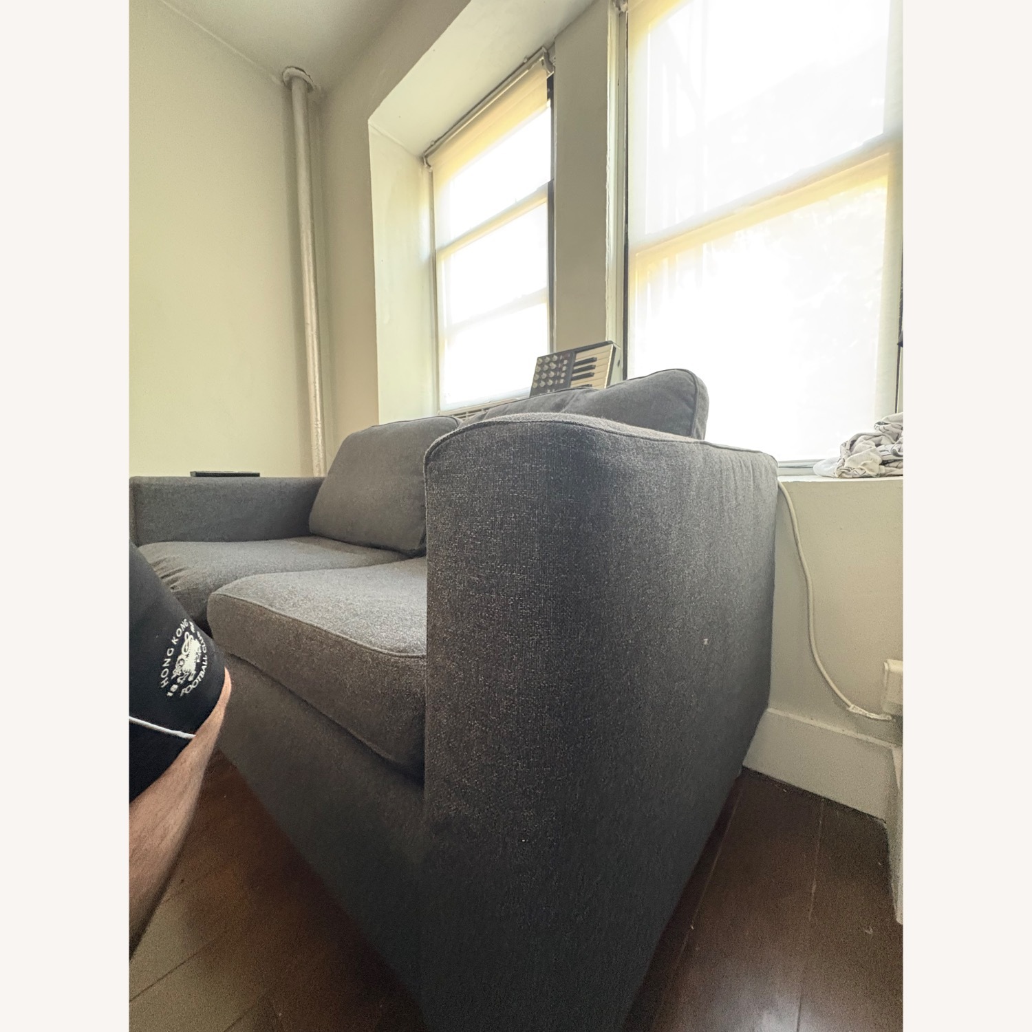 IKEA Pärup Light Gray Fabric 2 Seater Sofa - image-3