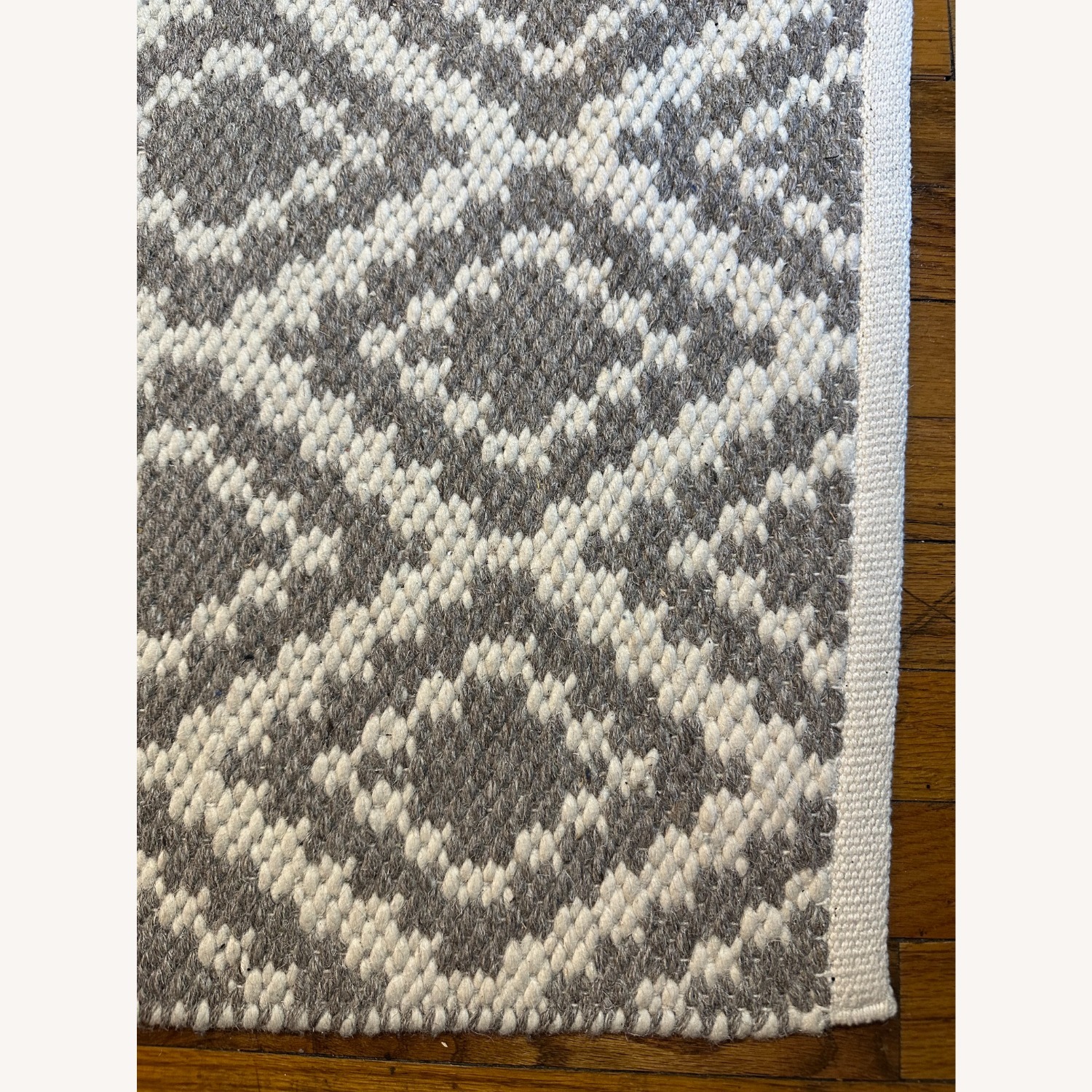 Feather Wingate Flatweave Wool Blend Area Rug 5x8 - image-4