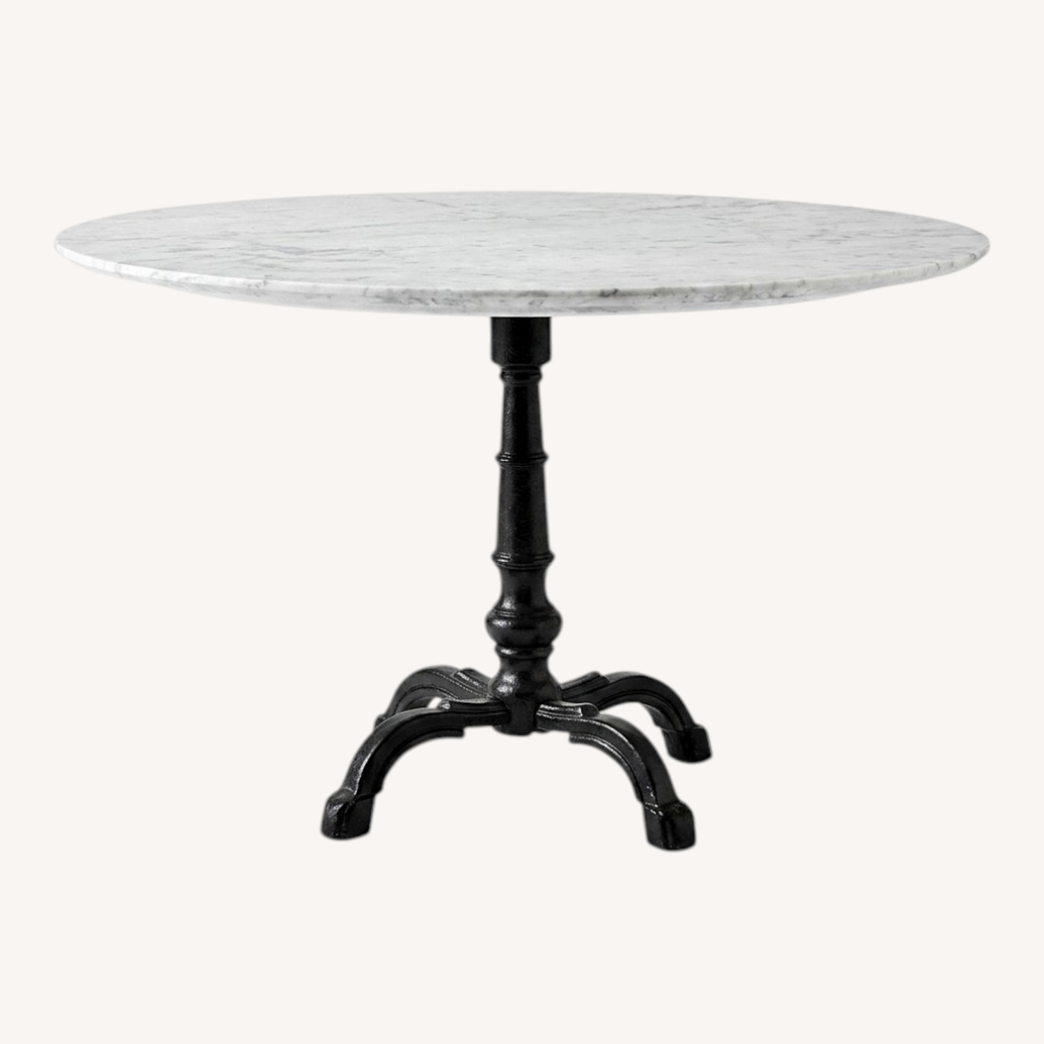 Williams Sonoma White Marble Dining Table - image-0