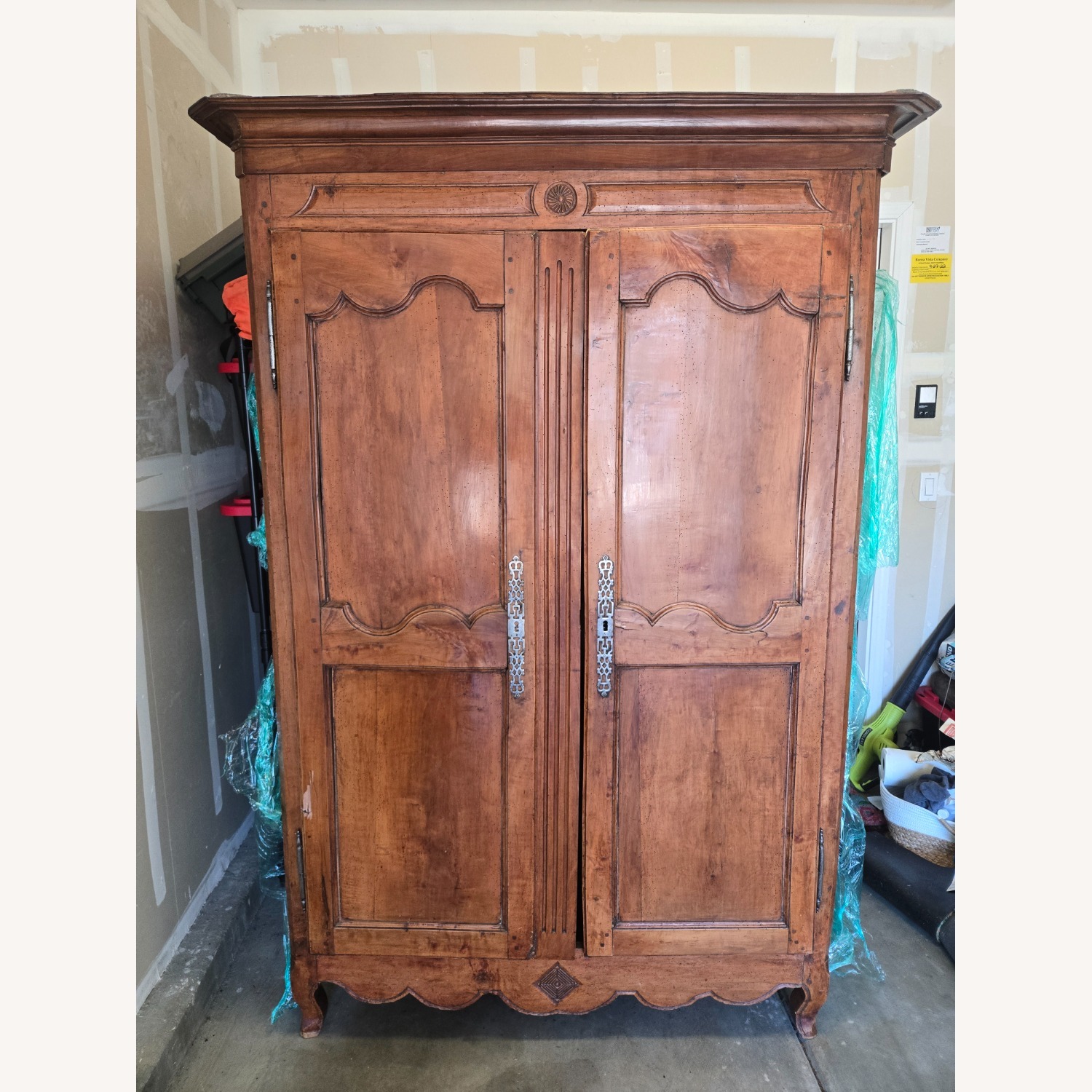 Antique French Provincial Armoire - image-1