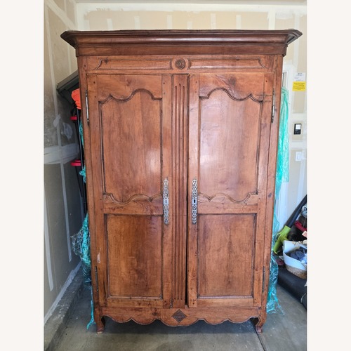 Used Antique French Provincial Armoire for sale on AptDeco
