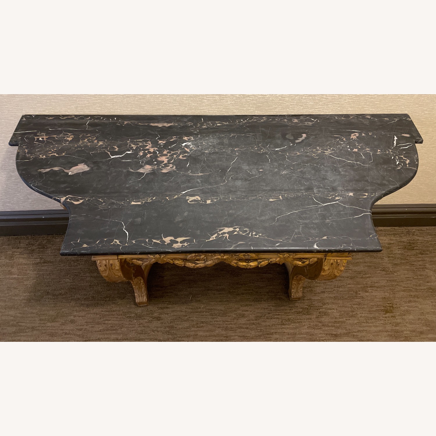 Louis XVI-Style Console with Marble Top - image-7
