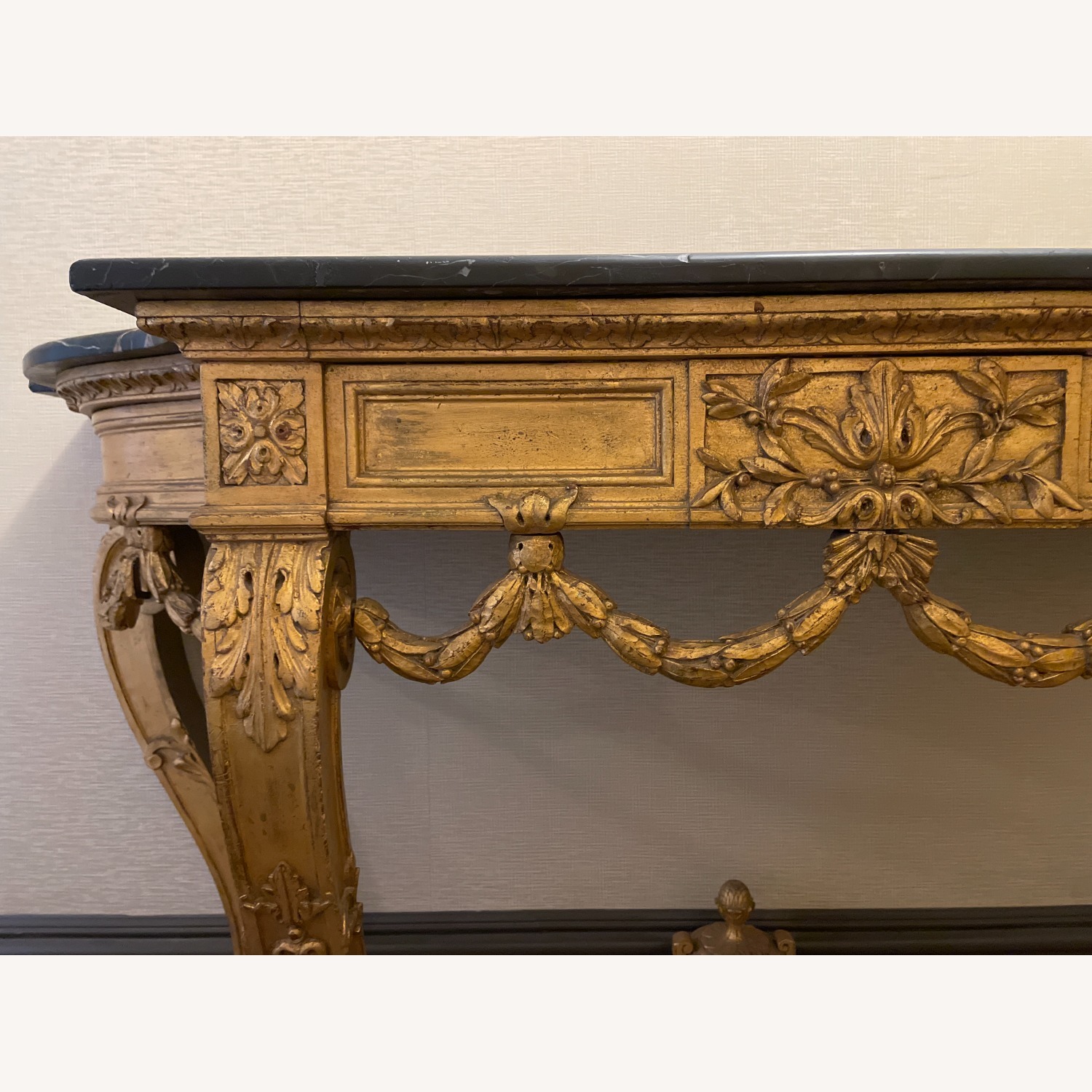 Louis XVI-Style Console with Marble Top - image-5