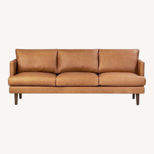 Used Poly and Bark Leather 3+ Seater Sofa for sale on AptDeco