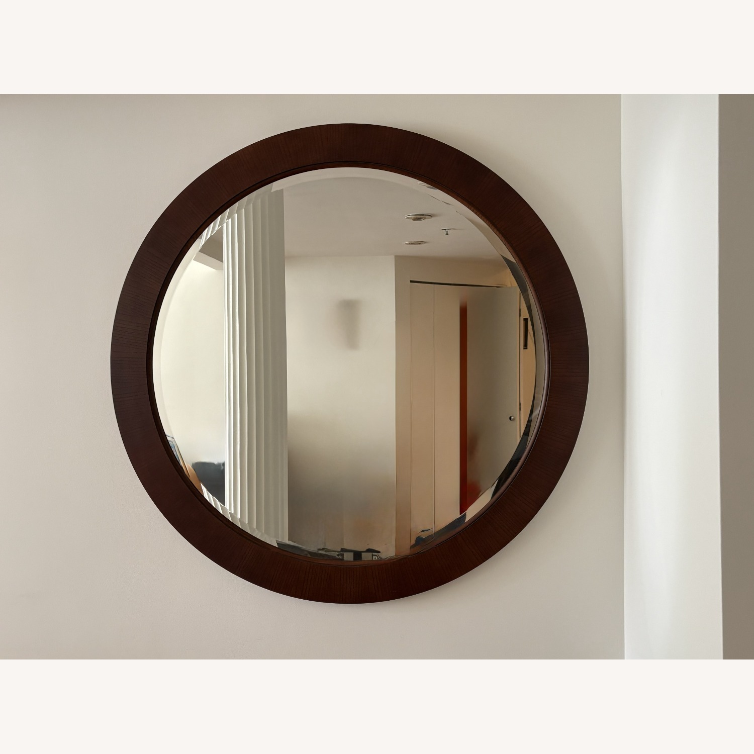 Ethan Allen Round Wall Mirror - image-2