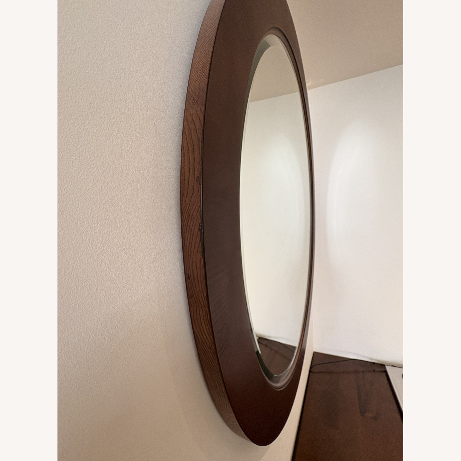Ethan Allen Round Wall Mirror - image-4