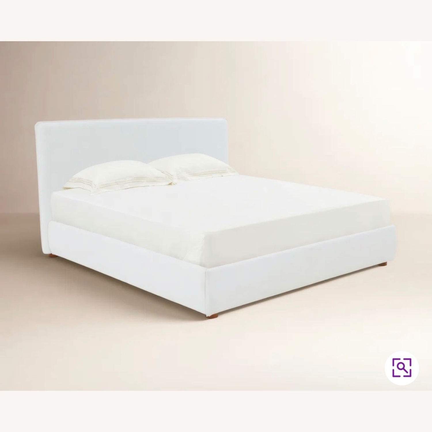 Safavieh White Boucle Queen Bed - image-4