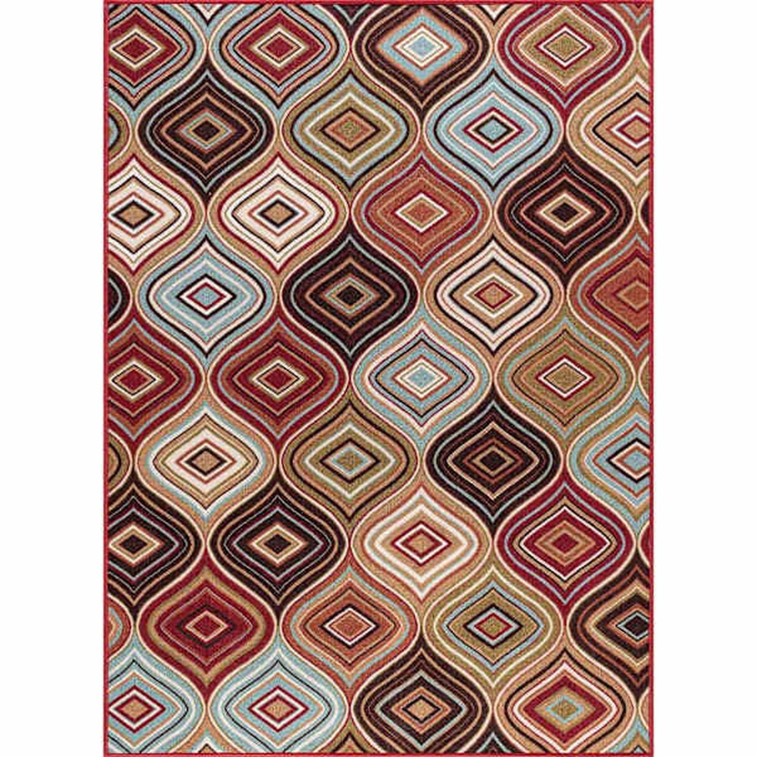 Red Area Rug 4' x 6' - image-5